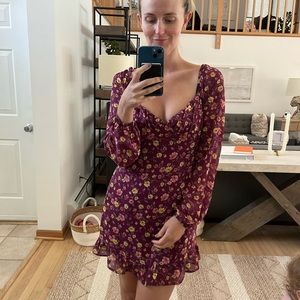 Forever 21 floral midi